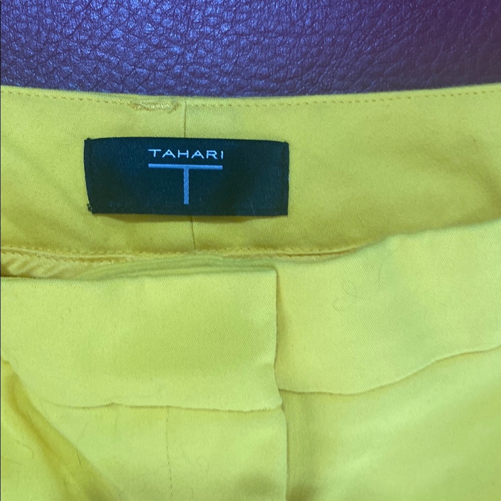 Tahari Yellow Skirt